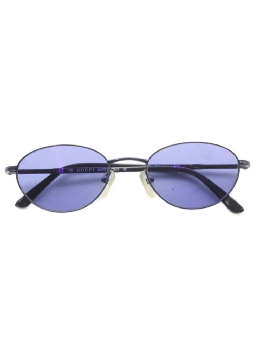 Gucci Sunglasses Vintage Prescription 49 19 Black Blue Eyewear